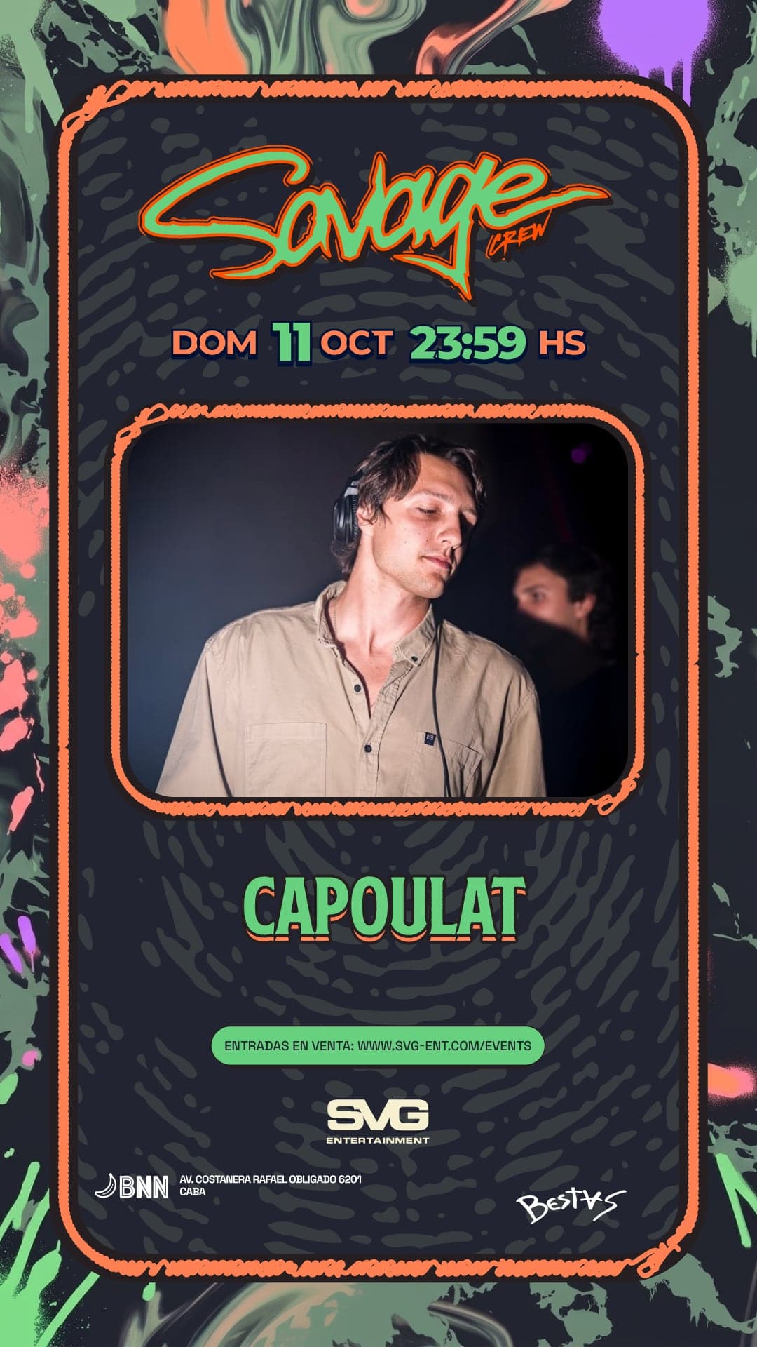 Placa de Capoulat para el Banana Terrace de BNN