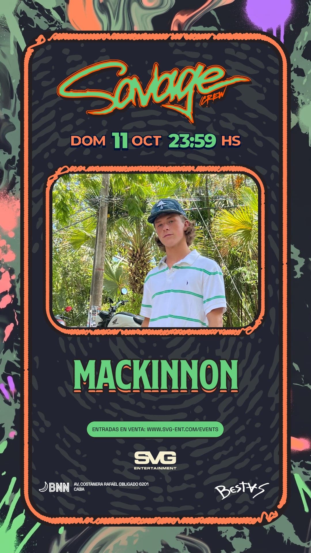 Placa de Mackinnon para el Banana Terrace de BNN