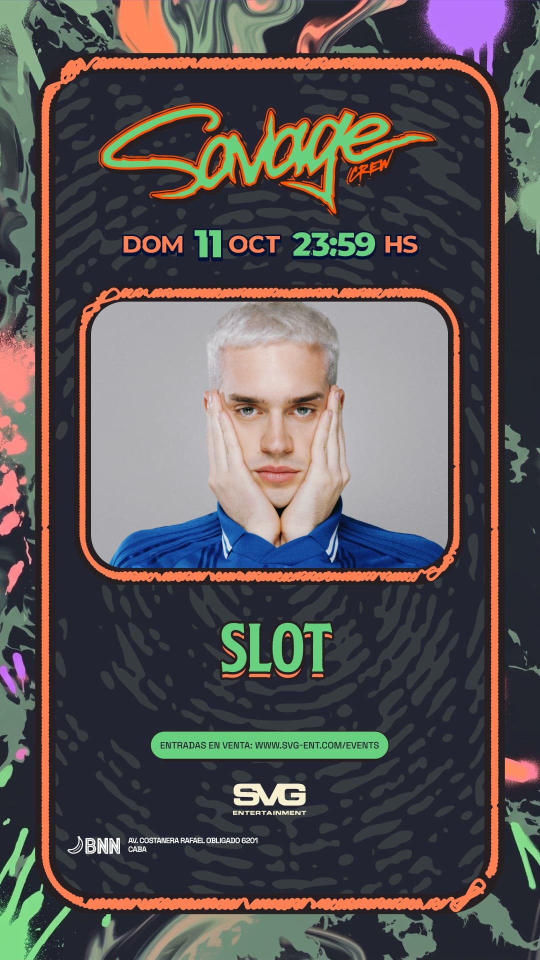 Placa de Slot para el Banana Terrace de BNN